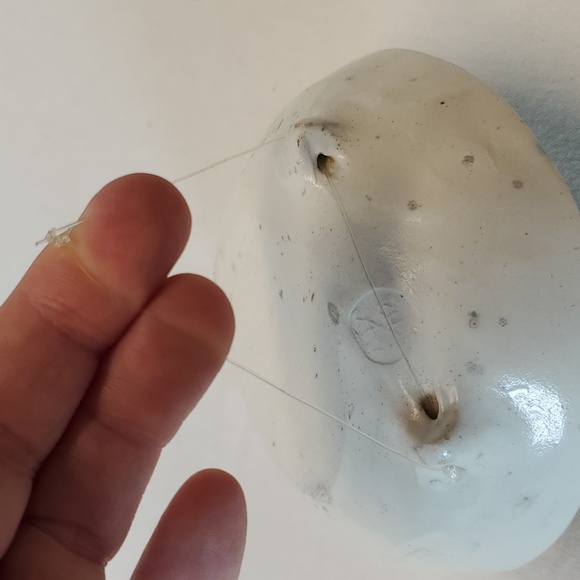 SALT MARSH POTTERY HANGING WALL ART BOWL, SEA LIFE, SEA HORSE, DARTMOUTH, MA - Picture 5 of 12